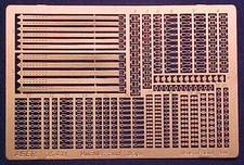 Photo-etched Sheet of 1:32 Scale Stablemate Model Horse Buckles/Straps/etc BRASS