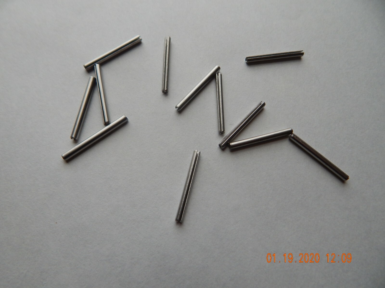 STAINLESS STEEL ROLL PINS 3/32 x 1" 18-8 15 PCS. NEW