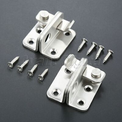Details about   Stainless Steel Safety Gate Door Latch Lock Sliding Bolt Buckle Lock Cage Box