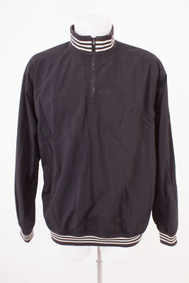 Greg Norman Herren Jacke Schlupfjacke Gr. M Schwarz - Weiß  