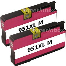 2 Compatible 951xl Magenta Ink Cartridge For Hp Officejet Pro 8620 8625 8630