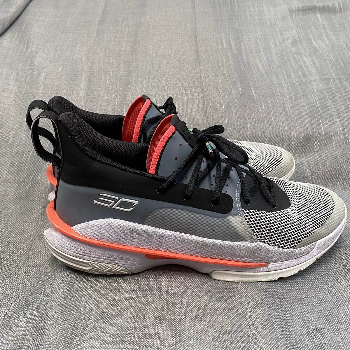 Under Armour Steph Curry 7 UNDRTD Basketball Shoes Gray/white