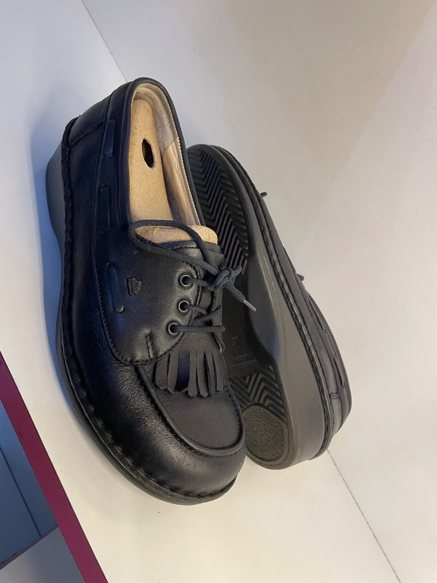Finn Comfort Leather & Suede Black Shoe EU 39 Women main image 4