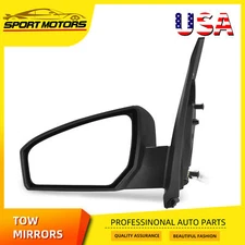Driver Side Mirror for 2007-2012 For Nissan Sentra Power Adjusting Mirror Black
