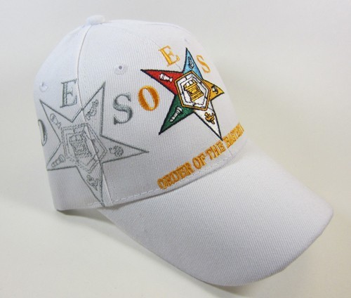 Casquette Baseball Order Of The Eastern Star (OES) - Bleue - Taille Unique Réglable - Neuve Avec étiquette
