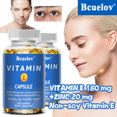 Vitamin E Capsules - Support Bone Immunity* With Antioxidants