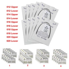 Dental Orthodontic Brackets Braces Metal MBT Roth.022 Hook 345 /NITI Arch Wires