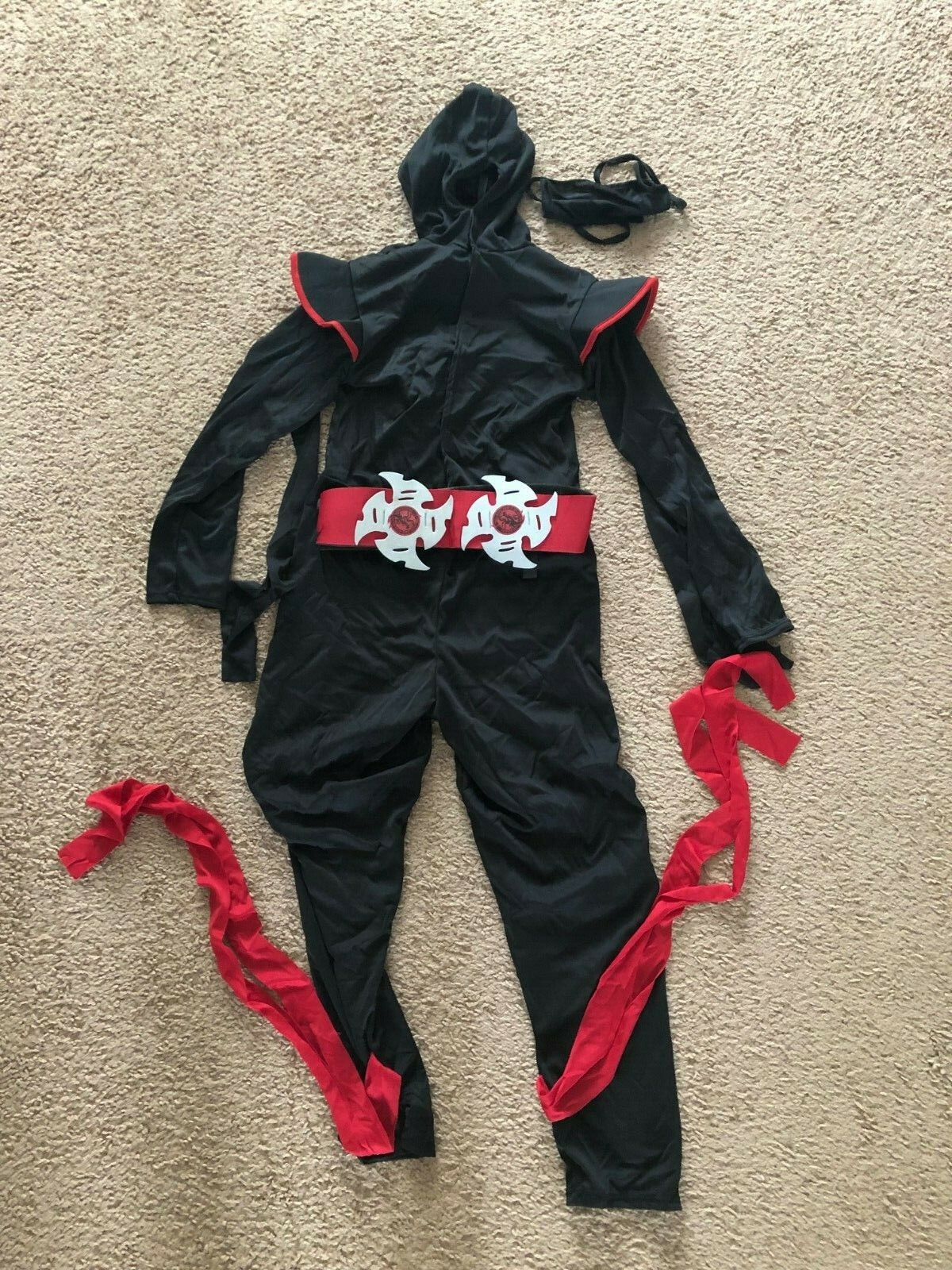 BOYS STEALTH NINJA HALLOWEEN COSTUME SIZE LARGE IN OR… Gem