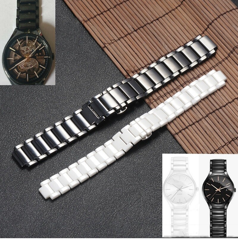 20mm / 15mm ceramic watch bracelet band strap (compatible with