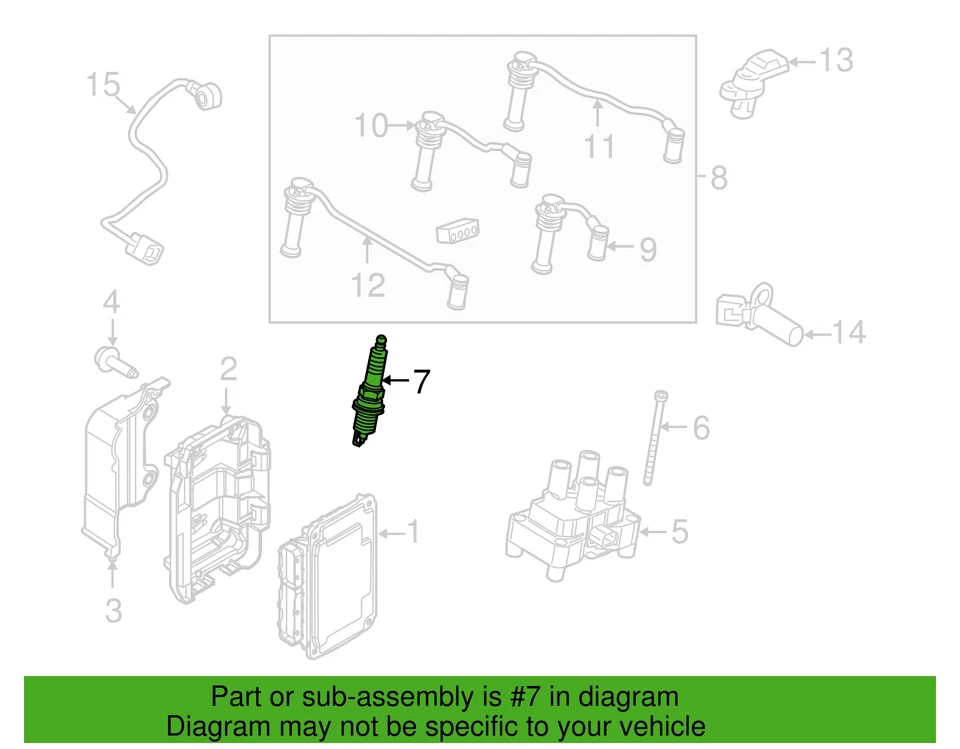 Pacote com 20 velas de ignição de irídio genuínas Motorcraft SP-525 Ford OEM CYFS-12Y-EC - Imagem 2 de 4