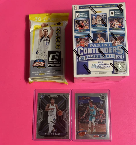 🚨🔥JA MORANT DESMOND BANE PRIZM ROOKIE CARD +contenders Blaster Donruss Cello🔥