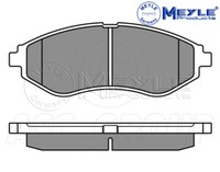 Meyle Bremsbelagsatz, Vorderachse Mit Anti Quietsch Platte 025 239 7417