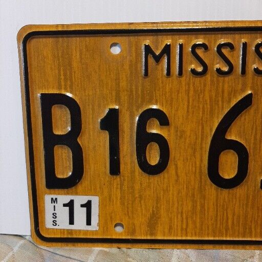 マイセン Annual Plate 2012 MISSISSIPPI 2012 Truck License Plate # B16 61710 Metal Auto