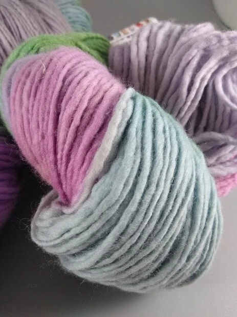 Hilos HPKY Coloratura Merino hilados a mano 3 madejas lana pintados a mano hilo grueso Foto 4 de 4