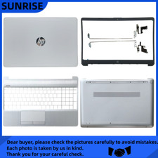 New For HP 15-DW 15S-DY -DU TPN-C139 Lcd Back Cover/Bezel/Palmrest/Bottom Silver