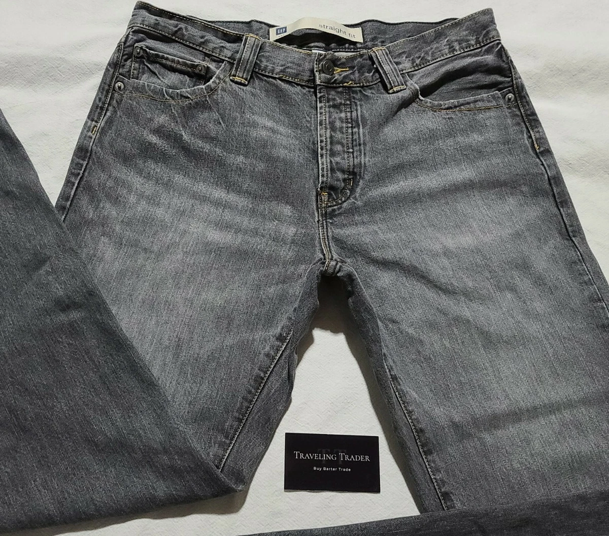 Gap grey jeans mens sales