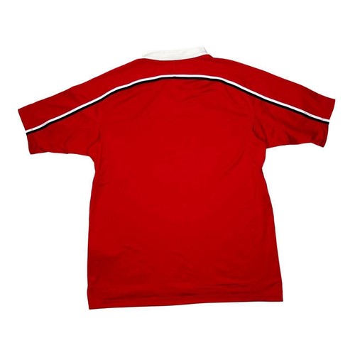 NIKE Dri-Fit Embroidered Mini Swoosh Logo Polyester Sports Rugby Jersey Shirt XL - Picture 2 of 4