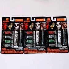2 Halloween cream Glitter makeup kit 6 tubes colors face paint lot of 2 packs