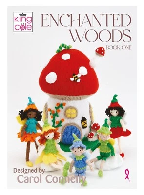 King Cole KNITTING PATTERN Enchanted Woods Book 1, Fairy Pixie Easter, DK yarn