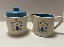 Marcrest Mid Century Modern Swiss Alpine Sugar & Creamer Set
