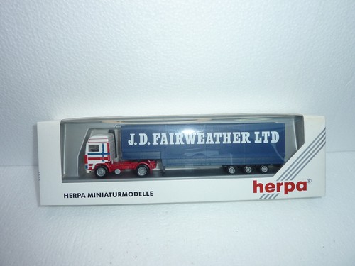 Camión Herpa H0 Reino Unido 141819 Volvo F12, J.D. FAIRWATHER, EN CAJA + ACCESORIOS | Zustand: Used