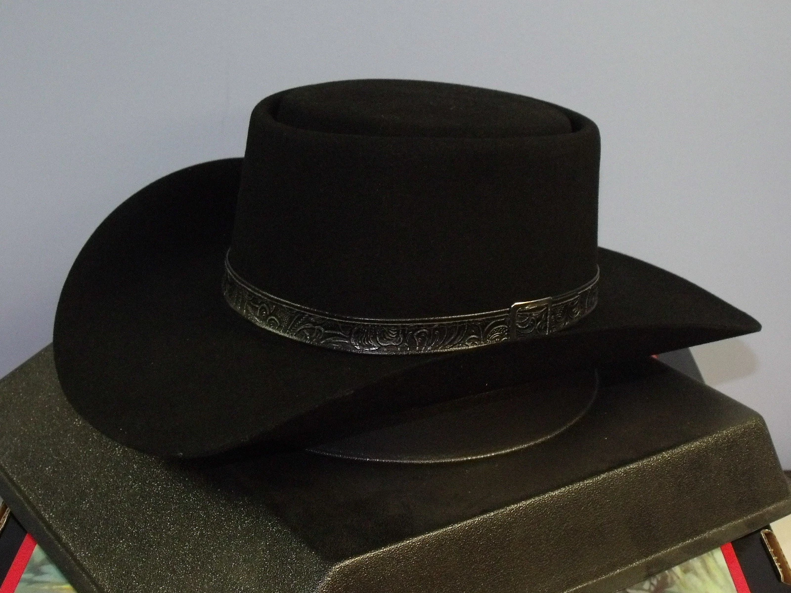 STETSON REVENGER 4X FELT GAMBLER COWBOY WESTERN HAT