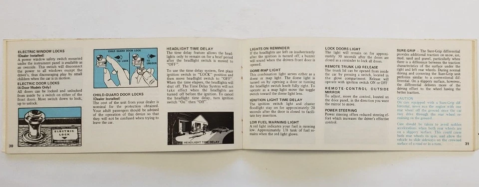 1972 Plymouth Furia Operatori Proprietari Manutenzione e Istruzioni Manuale Book - Immagine 3 di 4