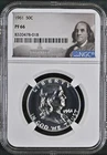 1961 Franklin Half Dollar 50C NGC PF66
