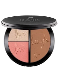 IT Cosmetics Face Palette 20491420 Bronzer, Luminizer & Blush, Anti-Aging
