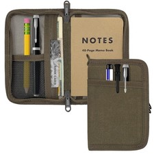 Journal Cover for Field Notes  Moleskine Cahier 3.5" x 5.5", Olive Brown