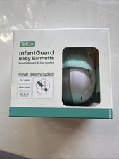 TotCo InfantGuard Baby Earmuffs Noise Reduction 25dB 0-3 Years Green