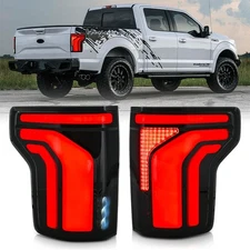 2x For Ford F150 F-150 2015-2019 LED Tail Lights Brake W/o Blind Spot Rear Lamps