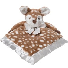 Bearington Lil Willow 15" Fawn Plush Snuggler Baby Security Blanket Lovey