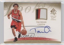 2007-08 SP Authentic Rookie Authentics 143/599 Taurean Green #149 Patch Auto 1dn