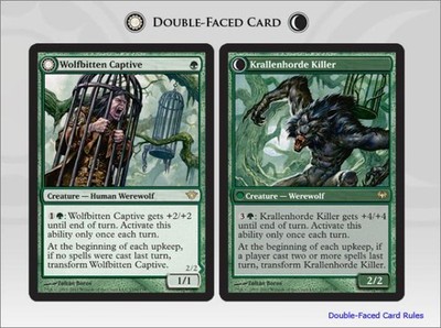 Wolfbitten Captive (Krallenhorde Killer) - DA MTG - Heavy Play