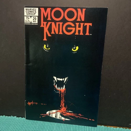 Moon Knight (1980) #29 Bill Seinkiewicz Werewolf by Night Cover! Marvel 1983