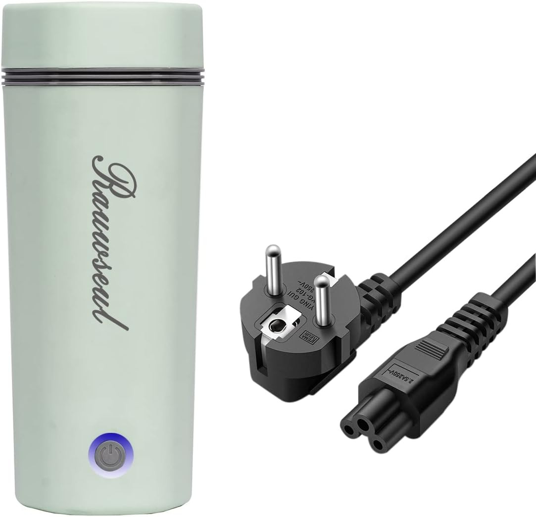 Mini Bollitore Elettrico Portatile 450ml - Tazza Termica 3 in 1 Inox