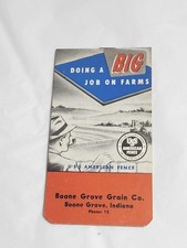 Vintage 1947/48 USS American Fence Notepad Pa...