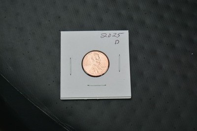 2025 D LINCOLN SHIELD UNCIRCULATED CENT, LAST ONE WAS MINTED NOVEMBER 12 2025