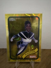 Topps Chrome Marvel 2025 Photon Yellow Lava Refractor Parallel Card #24