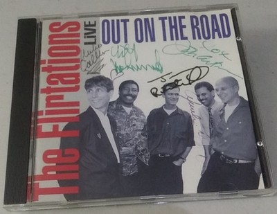 THE FLIRTATIONS Live: Out on the Road CD 2004 Flirt SIGNED BY ALL! Autographed