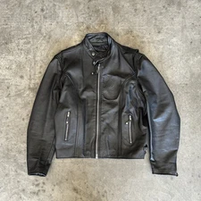 Vintage Gary Fisher Marlin Trek Leather biker jacket size large Mountain bike