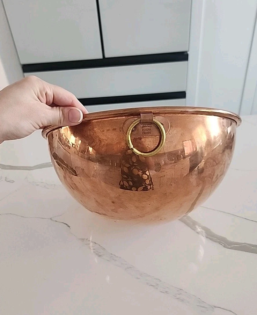 Williams Sonoma French Copper Mixing Bowl - 32cm