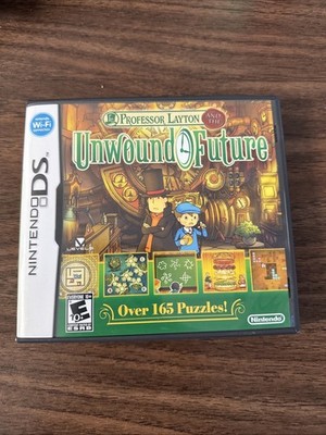 Nintendo DS Professor Layton And The Unwound Future with case, game and manual