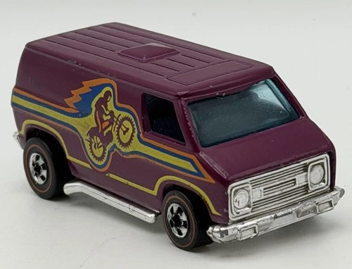 Hot Wheels Redline Chevy Super Van Motocross 1974/1975 Plum Hong Kong Very Nice!