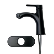 Moen 84516BL Findlay Single-Handle Single-Hole Bathroom Faucet - Matte Black