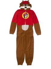 Buc-ee  s one piece pajamas Fleece hooded zip size Youth XS/S Kigurumi Cosplay