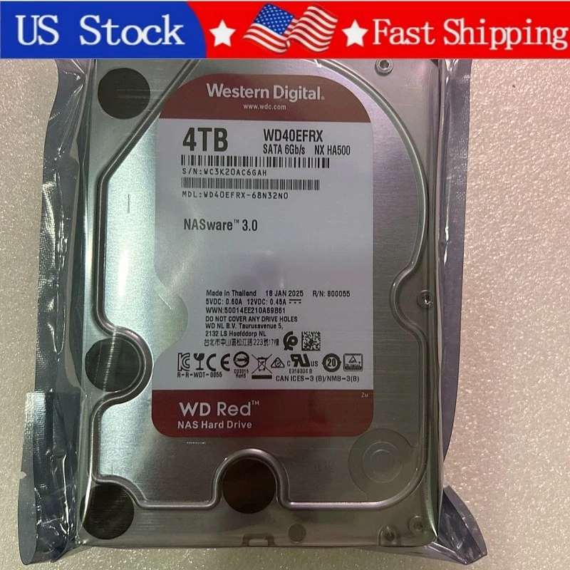 Western Digital 4 TB Storage Capacity Internal Hard Disk Drives