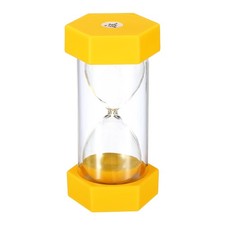 3 Minute Sand Timer, Hexagon Small Sandy Clock, Count Down Sand Glass Yellow