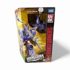 Transformers Kingdom Cyclonus Voyager Class     War for Cybertron     Box Wear